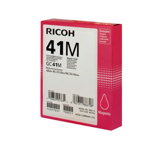 Imagen INK JET RICOH ORG. GC41M MAGENTA  2200 COPIAS