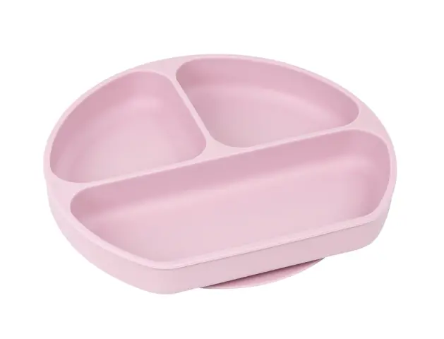 Imagen Plato silicona con ventosa safta rosa 205x25x180 mm 2