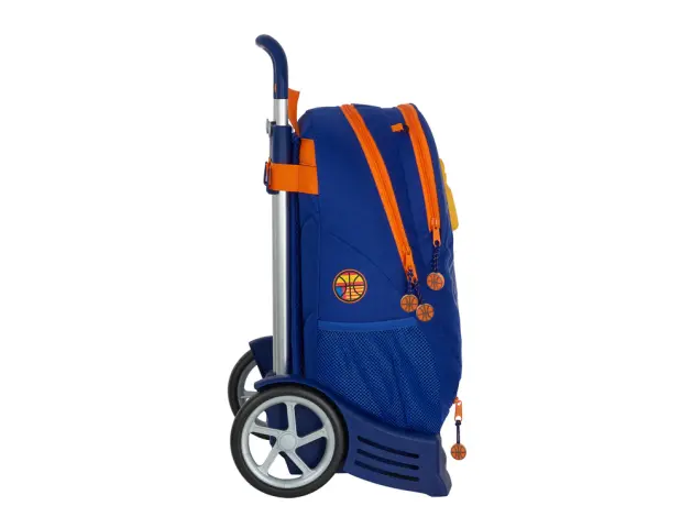 Imagen Cartera escolar safta con carro valencia basket club 320x160x440 mm 4