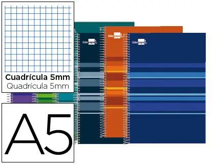 Imagen Bloc Espitral A5 Tapa F. 160H 60G Cuadro 5Mm