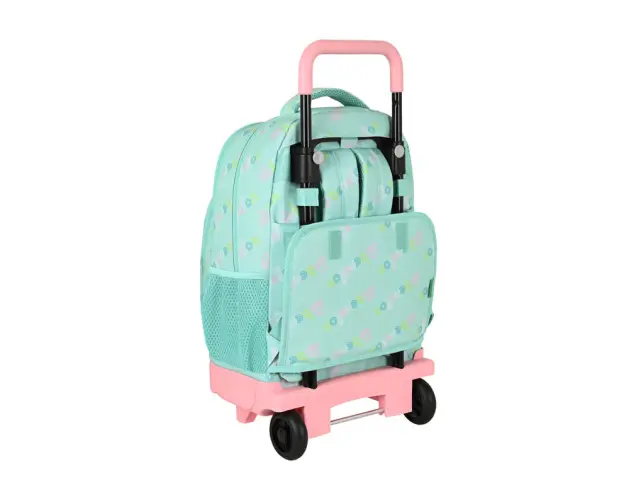 Imagen Cartera escolar safta con carro mochila grande con ruedas compact extraible 330x220x450 mm benetton world 2