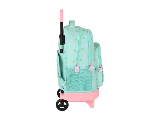 Imagen Cartera escolar safta con carro mochila grande con ruedas compact extraible 330x220x450 mm benetton world 4