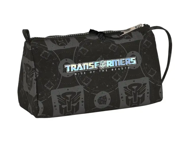 Imagen Bolso escolar portatodo safta con bolsillo desplegable lleno transformers 110x200x85 mm 3