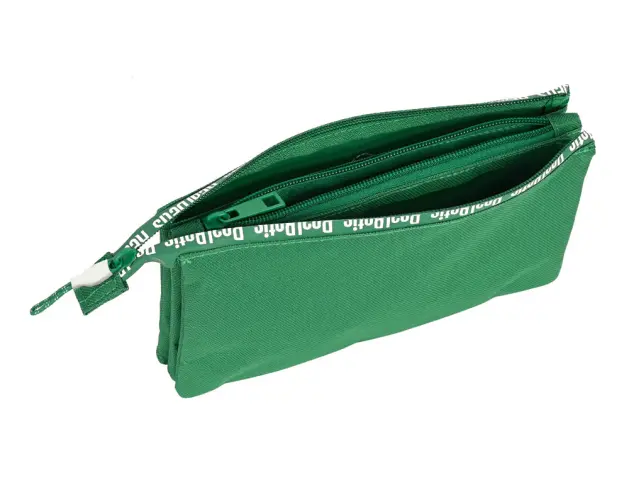 Imagen Bolso escolar portatodo safta triple reciclado real betis balompie 120x220x30 mm 2