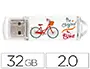 Imagen Memoria usb techonetech flash drive 32 gb 2.0 be bike 2