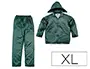 Imagen Conjunto de lluvia deltaplus 400 poliester/pvc verde talla xl 2