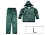 Imagen Conjunto de lluvia deltaplus 400 poliester/pvc verde talla l 2