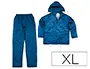 Imagen Conjunto de lluvia deltaplus 400 poliester/pvc azul marino talla xl 2