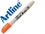 Imagen Rotulador artline supreme brush pintura base de agua punta tipo pincel trazo variable naranja 2